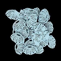 Shell Shape Деревянные листы, товары для рукоделия из дерева, формы раковины, 5x3.6 см