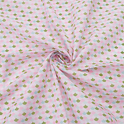 Pink Полиэстер ткань с рисунком чешуи русалки, аксессуары, розовые, 100x145x0.02 см