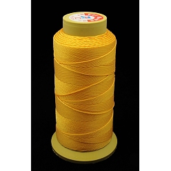 Goldenrod Nylon Sewing Thread, 9-Ply, Spool Cord, Goldenrod, 0.55mm, 200yards/roll