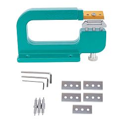 Aluminum Aluminum Leather Skiving Machine, Parts with Blade & Wrench &  Roller, Box Size: 7.8x20x15cm