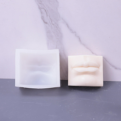 Body DIY пищевые силиконовые статуэтки для свечей, для изготовления ароматических свечей для портретной скульптуры 3d, орган, губа, тело, 9.1x7.8x4.9 см