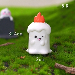 Smiling Face Хэллоуин скульптура из смолы украшения дисплея, для домашнего офисного стола, улыбающееся лицо, 2x2x34 мм