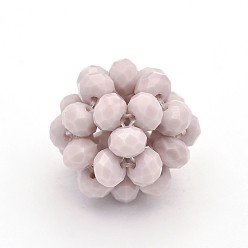 Лавандовый румянец Бусины из нефрита, кассетные шарики, лавандовый румянец, 14 мм, бусины : 4 мм