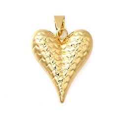 Золотой 304 подвески из нержавеющей стали, шарма сердца, золотые, 28x23x9 мм, отверстие : 4x8 мм