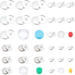 Mixed Color Iron Simple Pressure Bag Machine Tool Kits, Flat round, Mixed Color, 4sets/box