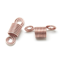 Белый Навахо Алюминиевые манжеты для волос, аксессуары для дредов, спиральное украшение для волос, восемь петель, навахо белый, 22~23x8 мм, отверстие : 3 мм