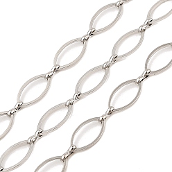 Платина Латунные звенья цепи с покрытием стойки, без кадмия и без свинца, долговечный, овальные, платина, 16x8.5x1 мм