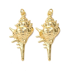 Другие Латунные подвески, с целью перехода в кольце, стойки покрытие, долговечный, без свинца и без кадмия, реальный 18 k позолоченный, 40.5x19x6 мм, отверстие : 3.5 мм