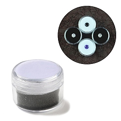 Прозрачный Пластиковые колонны для хранения алмазов, пенопластовые банки с завинчивающейся крышкой для драгоценных камней, Витрина для драгоценных камней с губкой внутри, прозрачные, 3x2.1 см