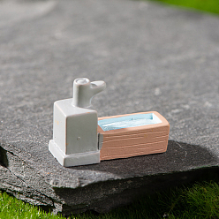 Другие Фигурки животных из смолы, украшения для дисплея, микропейзаж счастливое украшение фермы., бассейн, 15~32x10~39 мм