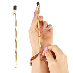 Золотой Вспомогательные средства для ношения браслета из железа, золотые, 173x6x7.5 мм