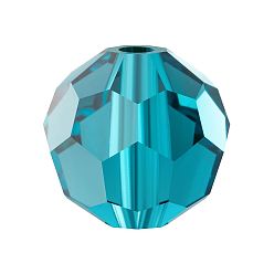 60100 Indicolite Хрустальные бусины preciosa®, чешский хрусталь, 451 19 602 круглый, 60100 индиголит, 6 мм, отверстие : 1.2 мм