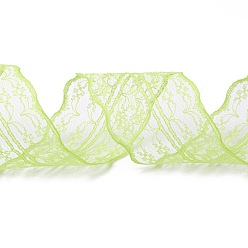 Желто-Зеленый Отделка из полиэстера, кружевная лента для шитья украшения, желто-зеленый, 45 мм, около 1- 3/4 дюйма (45 мм) в ширину, около 10.93 ярдов (10 м) / рулон