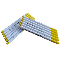 Желтый Маркер, водорастворимая ручка, для тканей разных цветов шитье лоскутное шитье, желтые, 155 мм