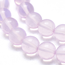 Opalite Opalite Beads Strands, Round, 9.5~10mm, Hole: 1mm, about 40pcs/strand, 15.16 inch(38.5cm)