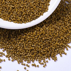 (DB2110) Окрашенные Непрозрачные Тосты Дуракоат Бусины miyuki delica, цилиндр, японский бисер, 11/0, (db 2110) непрозрачный тост, окрашенный в дюракоат, 1.3x1.6 мм, Отверстие: 0.8 мм, о 2000 шт / бутылка, 10 г / бутылка