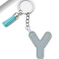 Letter Y Брелки из искусственной кожи, украшения для сумок и кошельков, алфавит, Письмо Y, 12x4 см