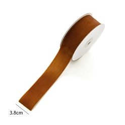 Перу Одного лица бархотка, лента для банта, цветок, украшение подарка, Перу, 1-1/2 дюйм (38 мм), около 6.56 ярдов (6 м) / рулон