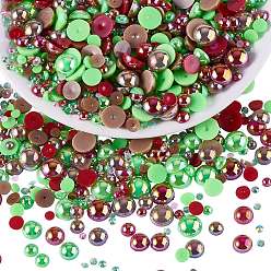 (52) Непрозрачная лаванда 60 G смоляная нашивка разных размеров смешанная жемчужная нашивка своими руками ювелирные аксессуары (2 сумки), разноцветные, 9.8 мм