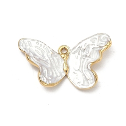 Настоящее золото 18K Текстурированная покраска распылением 304 подвески из нержавеющей стали, бабочки прелести, вакуумное покрытие pvd, долговечный, реальный 18 k позолоченный, 19x30x4.5 мм, отверстие : 1.4 мм