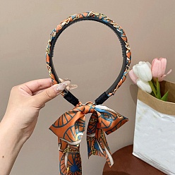 Оранжевый Ленты для волос из полиэстера, аксессуары для волос для женщин и девочек, оранжевые, 143x126x14 мм