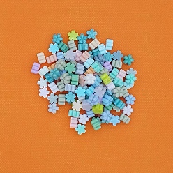 Flower Sealing Wax Particles, for Retro Seal Stamp, Mixed Color, Flower, 9.5x8.5x6mm, 100pcs/bag