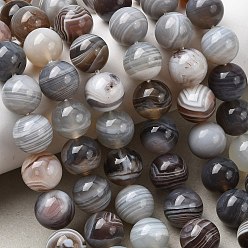 (946FM) Цитрин матовый с зеленой подкладкой Природные Ботсвана агат бисер нитей, круглые, 10~10.5 мм, отверстие : 0.8 мм, около 39 шт / нитка, 15.55'' (39.5 см)