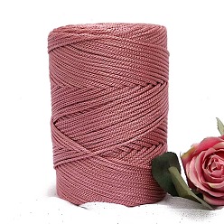 Бледно-фиолетовый Красный Пряжа из ткани чинлон, для ручного вязания толстой нити, пряжа для вязания крючком, бледно-фиолетовый красный, 4~5 мм