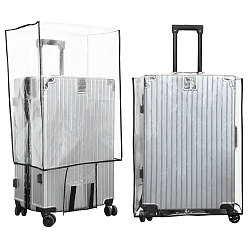 Clear Transparent PVC Luggage Cover, Clear Travel Suitcase Protector, for 28inch Suitcase, Clear, 625x511x296mm