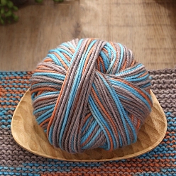 Розово-Коричневый Кашемир сегмент окрашенная пряжа, для ткачества, вязание крючком, розово-коричневый, 2 мм, около 131.23 ярдов (120 м) / моток