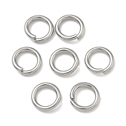 Нержавеющая Сталь Цвет Устойчивы к потускнению 304 открытые соединительные кольца из нержавеющей стали, цвет нержавеющей стали, 8x1.3 мм, внутренний диаметр: 5.4 мм