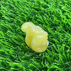 Gemstone Резная статуя белки из драгоценного камня для украшения дома, Статуэтки по фен-шуй для украшения домашнего офиса, 30 мм