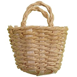 Перу Миниатюрные украшения из бумаги, аксессуары для домашнего кукольного домика с микро-ландшафтом, притворяясь опорными украшениями, корзина, Перу, 35x41x50 мм