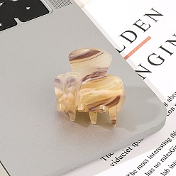 Vara de Oro Pinzas para el cabello con garra acrílica para mujer, vara de oro, 30x30x30 mm