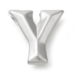 Letter Y Стойки обшивки латунные подвески, долговечный, без кадмия и без свинца, подвески с буквой az~z, Письмо Y, 17.5x18x5.5 мм, отверстие : 3.5x2 мм