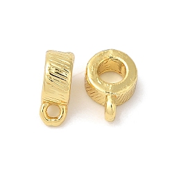 Настоящее золото 18K Стойки обшивки латунные бусины, без кадмия и без свинца, реальный 18 k позолоченный, 8x5.7x3.1 мм, отверстие : 1.1 мм, внутренний диаметр: 2.9 мм