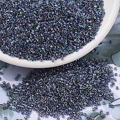 (DB0086) Хрустальный AB с Нуаром на Подкладкойе Бусины miyuki delica, цилиндр, японский бисер, 11/0, (дб 0086) нуар выложены кристалл о, 1.3x1.6 мм, отверстия: 0.8 мм, около 10000 шт / мешок, 50 г / мешок