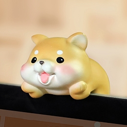 Собака Креативное украшение из смолы, собака, 37x25x23 мм