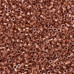 (DB1704) Copper Pearl Lined Pink Mist MIYUKI Delica Beads, Cylinder, Japanese Seed Beads, 11/0, (DB1704) Copper Pearl Lined Pink Mist, 1.3x1.6mm, Hole: 0.8mm, about 10000pcs/bag, 50g/bag