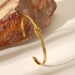 Настоящее золото 18K Браслеты-манжеты из нержавеющей стали для женщин, реальный 304 k позолоченный, внутренний диаметр: 18 дюйм (2-5/8 см)