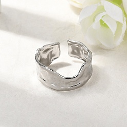 Нержавеющая Сталь Цвет 304 открытые манжеты из нержавеющей стали для женщин, цвет нержавеющей стали, 9.5 мм