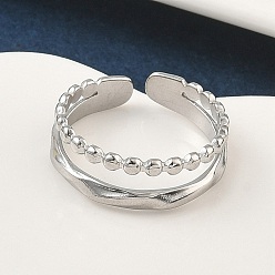 Нержавеющая Сталь Цвет 304 открытые манжеты из нержавеющей стали для женщин, цвет нержавеющей стали, 7 мм, регулируемый