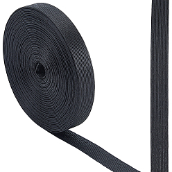 Черный 10м плоские бумажные шнуры, бумага шпагат, для diy craft, чёрные, 15x1 мм, около 10.94 ярдов (10 м) / рулон