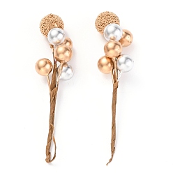 Разноцветный Пена искусственные новогодние ягоды с веткой, симуляция фруктов, для елки, украшения для дома, свадьба, diy crafts, красочный, 85~98x21x15 мм