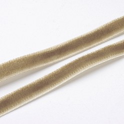 Bronze Ruban de velours simple face de 1/4 pouces, tan, 1/4 pouces (6.5 mm), à propos de 200yards / roll (182.88m / roll)