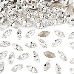 00030 Crystal Фантазийные кристаллы preciosa® maxima, чешский хрусталь, 435 14 615 наветт (конский глаз), срыв твердой мозговой оболочки, 00030 кристалл, 8x4 мм