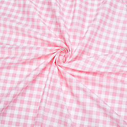 Pink Хлопчатобумажная ткань в клетку, аксессуары, розовые, 1600x0.2 мм