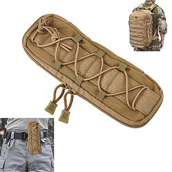 Olive Drab Outdoor Oxford Cloth Folding Knife Zipper Pouches, Tactical Knife Sheath Bags, Rectangle, Olive Drab, 25.2x8.5x3cm