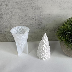 Рождественская елка Рождественские силиконовые скульптурные формы для самостоятельного изготовления, формы для литья смолы, для уф-смолы, изготовление ювелирных изделий из эпоксидной смолы, рождественская елка, 53x53x94 мм