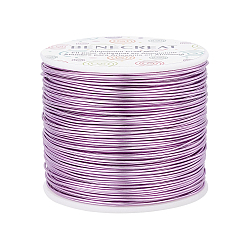 Средний Фиолетовый Круглая алюминиевая проволока, средне фиолетовый, 18 датчик, 1 мм, около 492.12 футов (150 м) / рулон